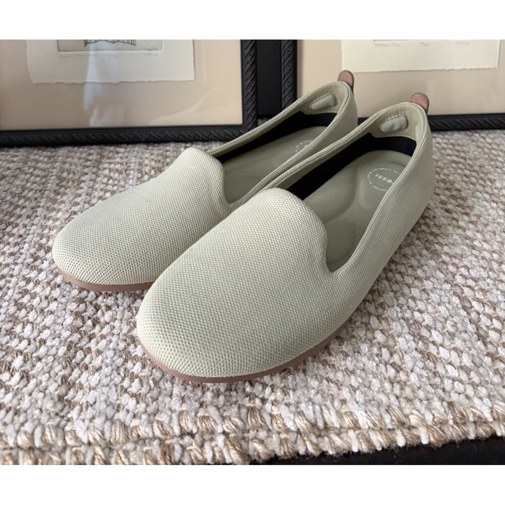 Vessi Market Flat Womens 9 Waterproof Shoes Slip On Casual Loafers Comfy Green